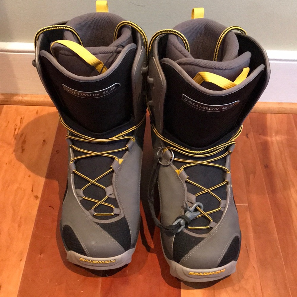 Salomon men’s snowboarding boots size 12